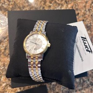 Tissot Two-Tone Silver and Gold Dress Watch